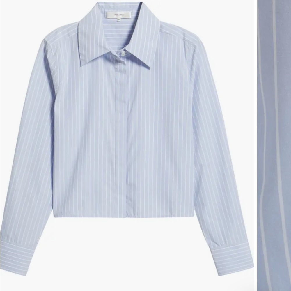Medium Frame Oxford Blue Multi the Modern Collar Shirt